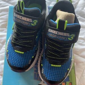 Skechers Mega-Craft 3 Kids Sneakers - Blue and Black